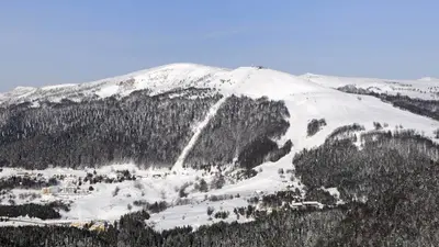Panoramablick ins Tal und auf das Skigebiet von Donovaly