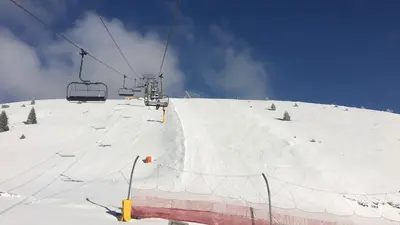 Piste und Sessellift im Skigebiet Donovaly
