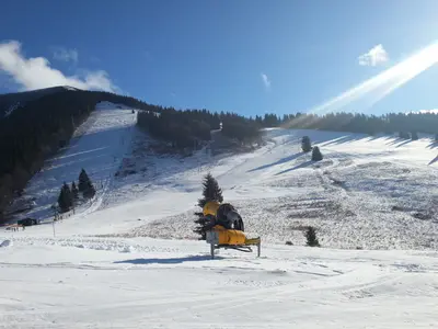 Schneekanone im Skigebiet Vratna Tal © Vrátna - Free Time Zone