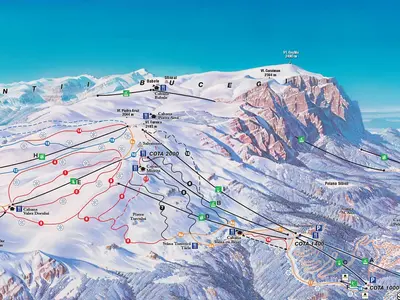 Pistenplan Sinaia