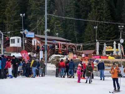 Blick auf die Spass- und Spielzone in Busteni © Partia Kalinderu Busteni