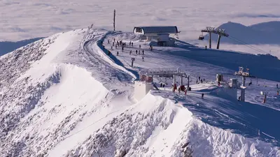 Gipfel im Skigebiet Krvavec