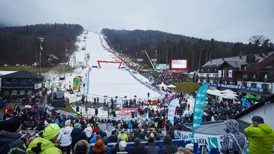 Skirennen in Maribor Pohorje