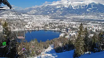 Panorama von Bleds Hausberg