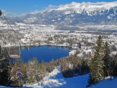 Panorama von Bleds Hausberg © Infrastruktura Bled d.o.o.