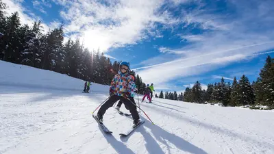 Kinderskifahren in Rogla