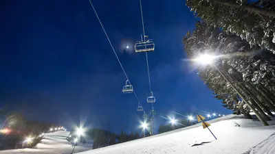 Nachtskilauf in Rogla