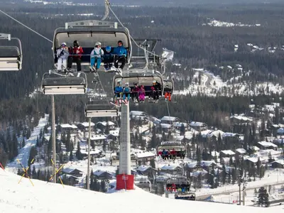 Sessellift im Skigebiet Ruka-Kuusamo © Ruka Ski Resort