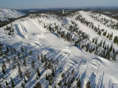 Ruka Park im Skigebiet Ruka-Kuusamo © Ruka Ski Resort