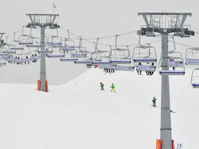 Sessellift im Skigebiet Tahko © TAHKOcom