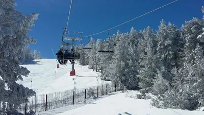 Sessellift im Skigebiet Valdelinares