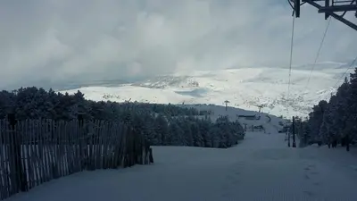 Panoramablick im Skigebiet Valdelinares