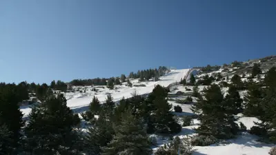 Abfahrt im Skigebiet Valdelinares