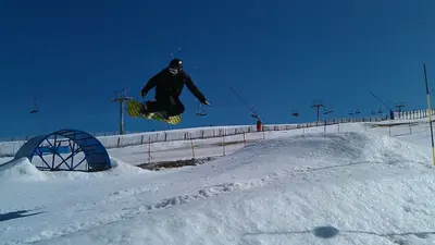 Snowpark im Sector Lapiaz