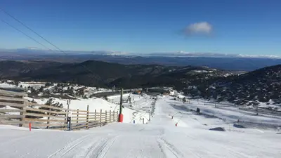Panoramaussicht im Skigebiet Javalambre