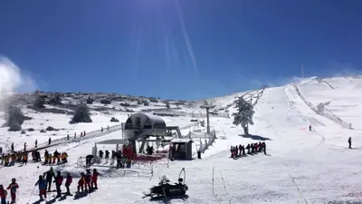 Talstation im Skigebiet Javalambre