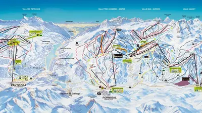 Pistenplan Formigal-Panticosa