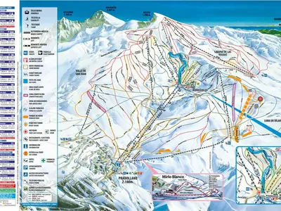 Pistenplan Sierra Nevada