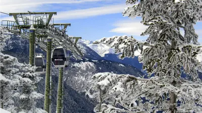 Gondelbahn im Skigebiet Baqueira Beret