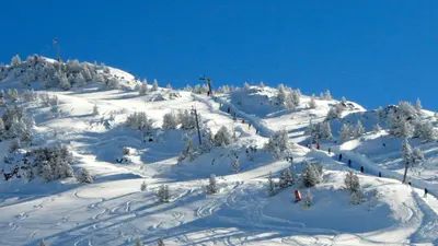 Schlepplift im Skigebiet Baqueira Beret