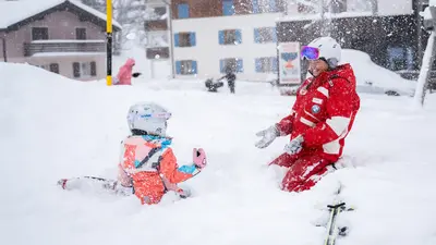 Spaß in der Schneesportschule