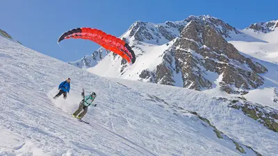 Skiparagliding in Vallnord