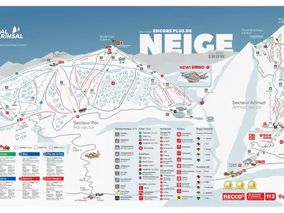 Pistenplan Pal-Arinsal