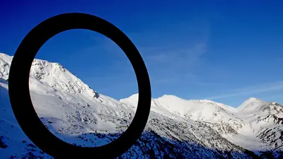 Blick auf das Bergpanorama bei Arcalis