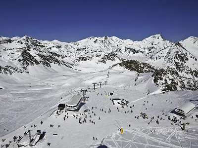 Blick auf das Skigebiet von Arcalis © Valls del Nord S.A