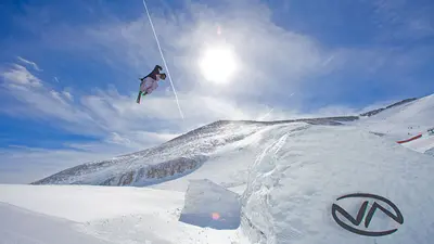 Freestyle in Snowpark Vallnord