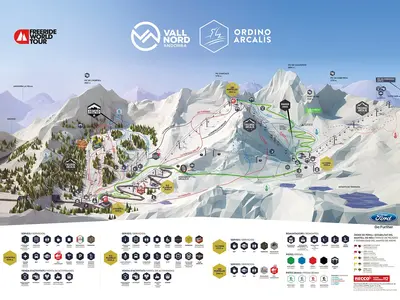 Pistenplan Arcalis