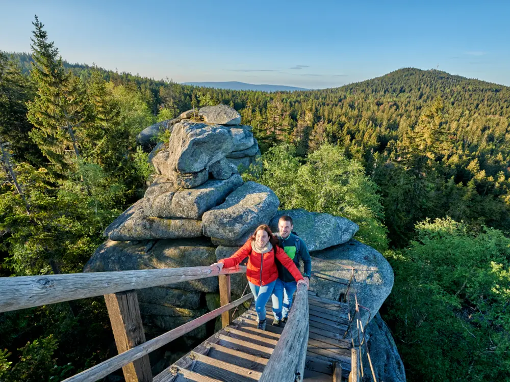 Das Fichtelgebirge beim Wandern erkunden