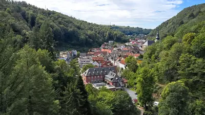 Blick auf Bad Berneck