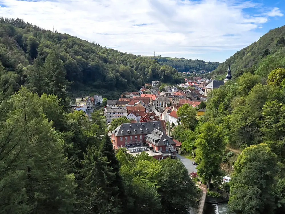 Blick auf Bad Berneck