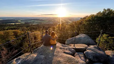 Blick vom Arnsteinfelsen