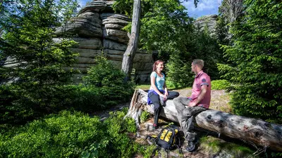 Wandern zum Rudolfstein bei Weißenstadt