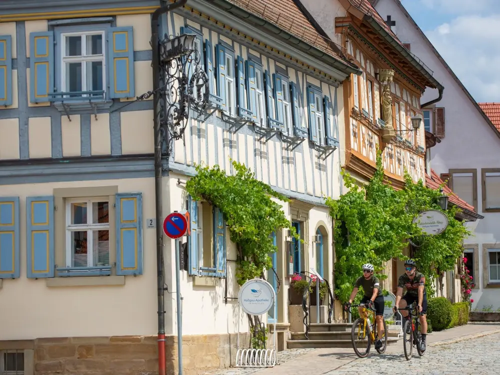 Fachwerkhäuser in Gravel in der Region Haßberge