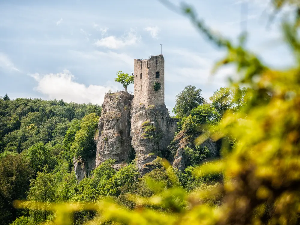 Burgruine Neideck im Wiesenttal in der Fränkischen Schweiz