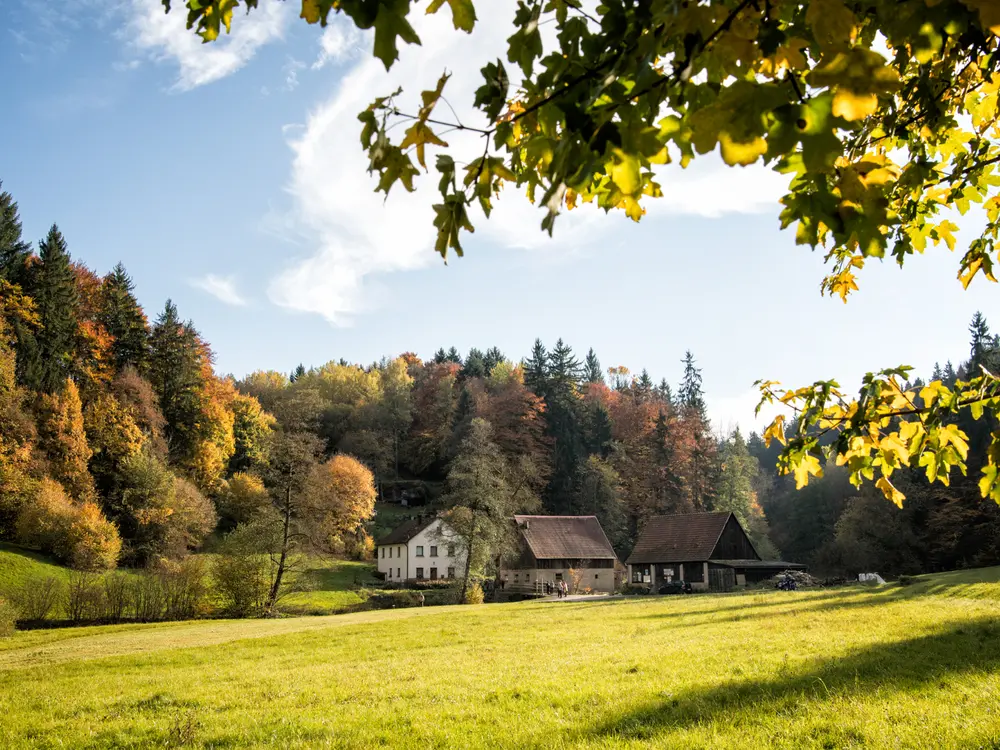 Herbstlandschaft im Klumpertal
