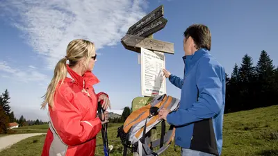 Wegweiser im Chiemgau