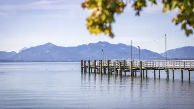 Chiemsee von Seebruck aus