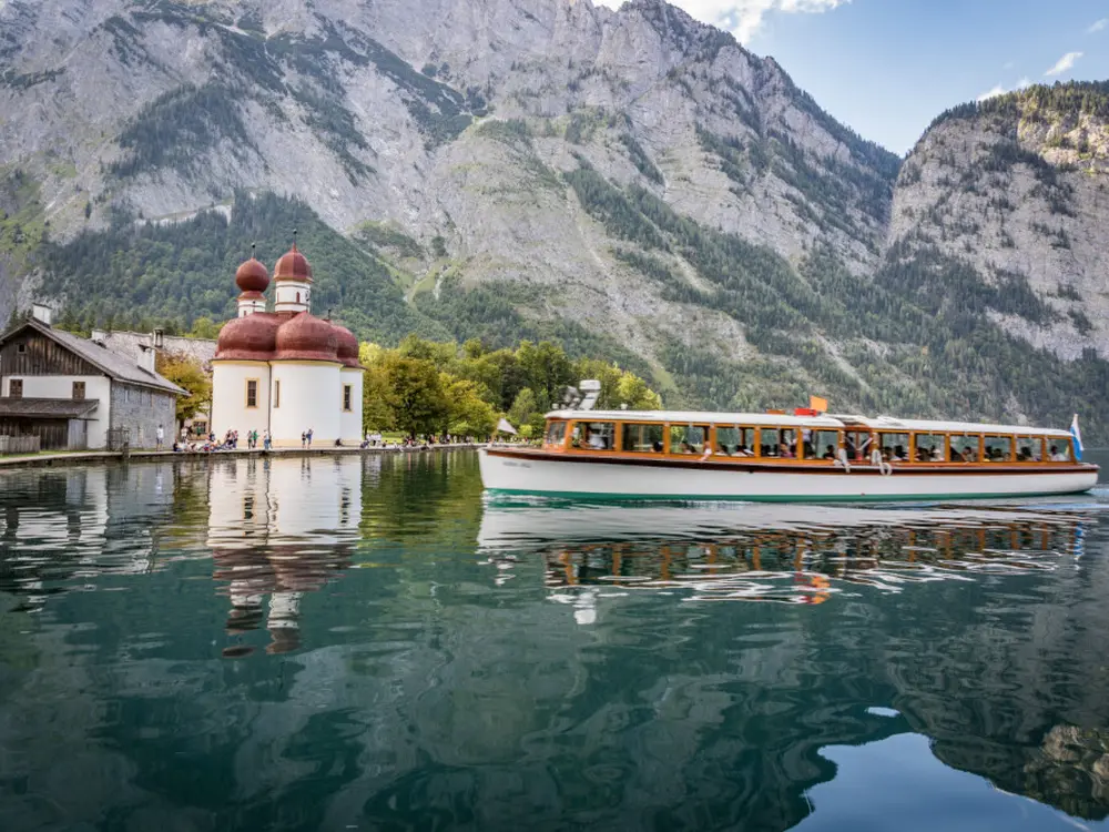 Berühmtes Fotomotiv: Königssee mit der Wallfahrtskirche