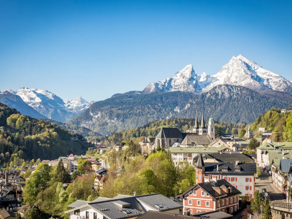 Berchtesgaden mit dem Watzmann im Hintergrund