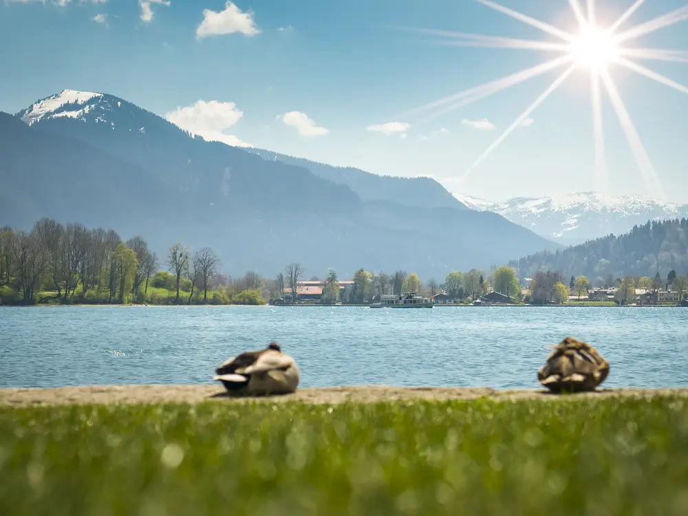 Blick auf den Tegernsee