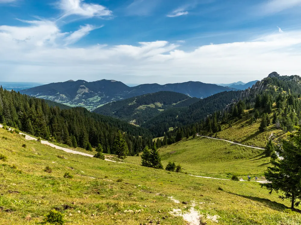 Blick auf das Hörnle im Hintergrund