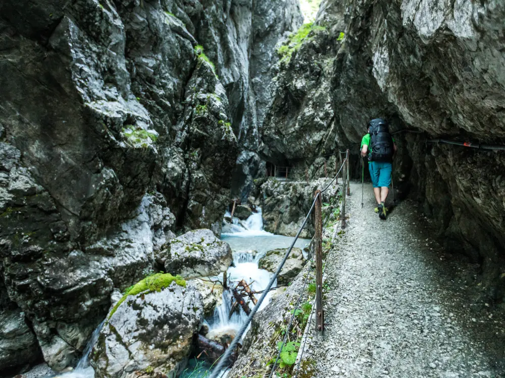 Die Höllentalklamm ist ein beliebtes Ausflugsziel