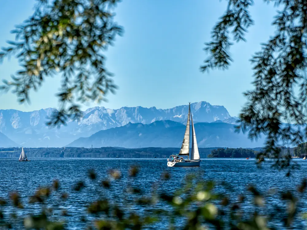 Segelboot am Starnberger See