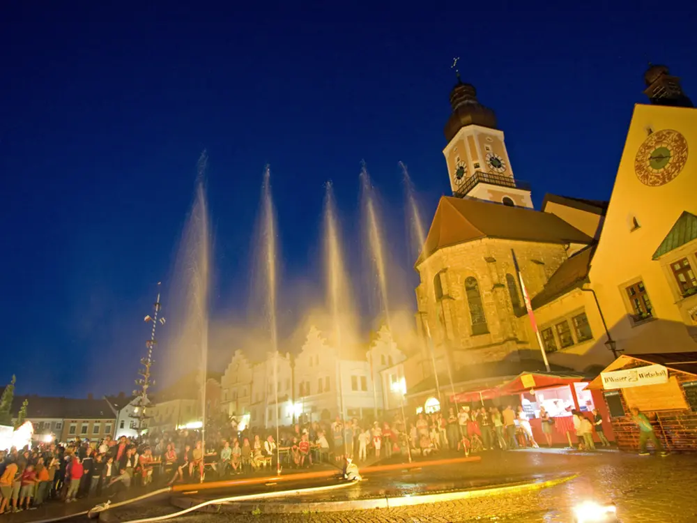 Fest in der Altstadt von Cham