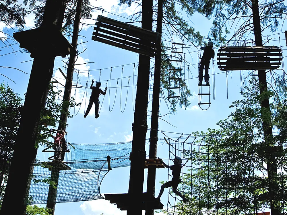 Kletterwald in Waldkirchen