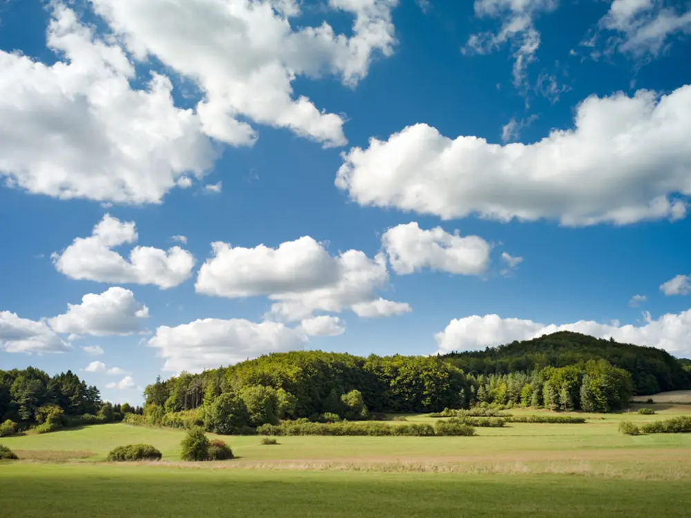 Blick auf die Juralandschaft bei Königstein